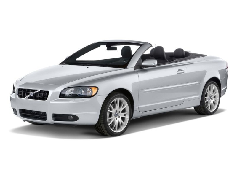 Maßgeschneiderte Autofußmatten vorne & hinten Volvo C70 Cabrio (1999-2005)  - gefütterter Veloursteppich