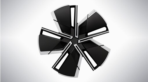 Original Volvo EX90 Radkappen Satz 22 Zoll