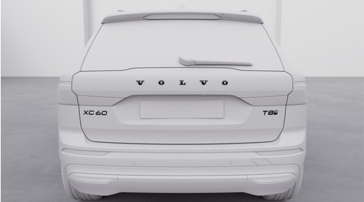 Schwarzes Heckemblem-Kit XC60 T8 Plug-in Hybrid AWD
