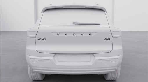 Schwarzes Heckemblem-Kit XC40 B4 AWD