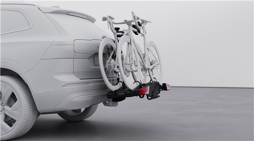 Klappbarer Fahrradträger für Anhängerzugvorrichtung, 2 Fahrräder - FIX4BIKE®