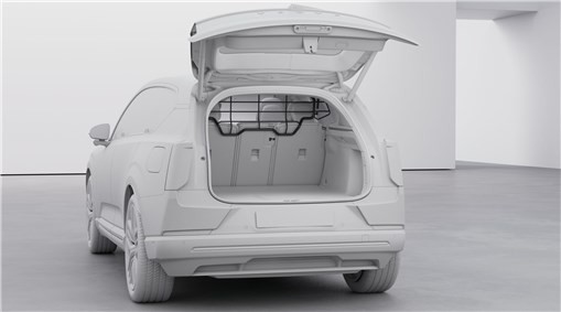 Volvo EX60 Gepäckraumgitter aus Stahl