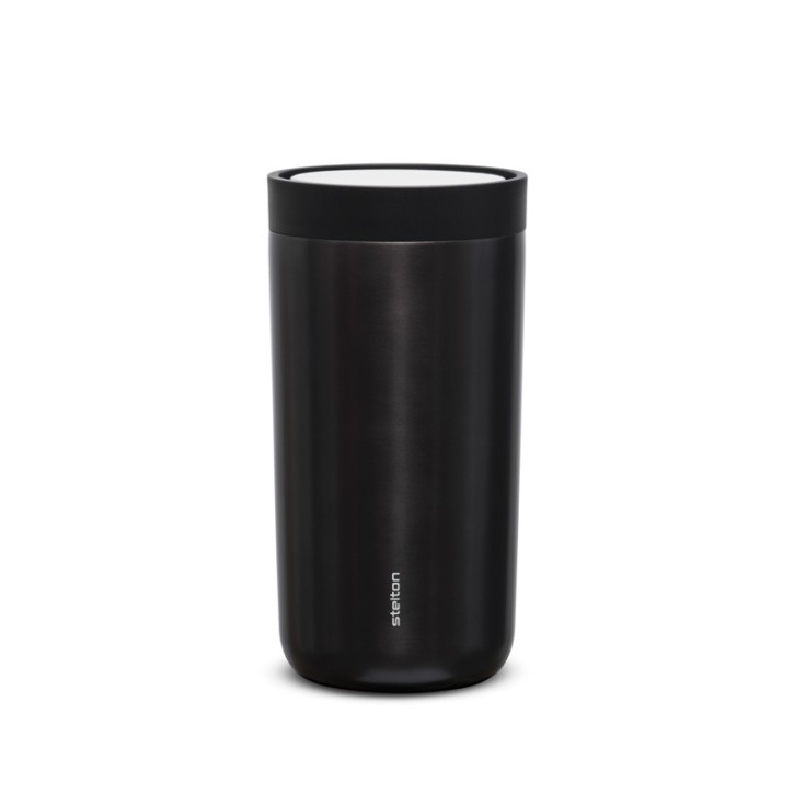 Volvo Stelton To Go Click 200ml schwarz