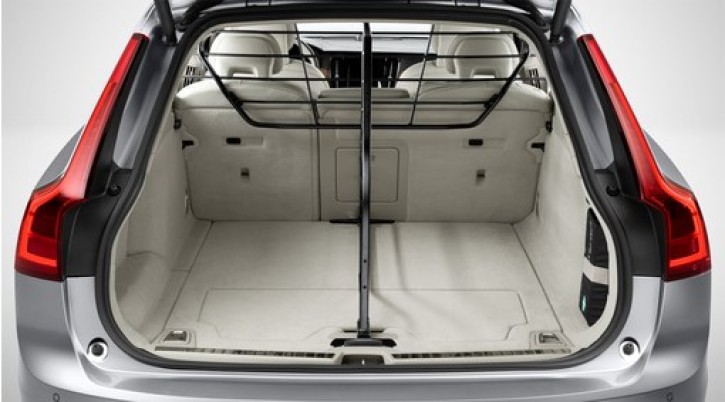Volvo V90 II Gepäckraumteiler, in Längsrichtung verlaufend