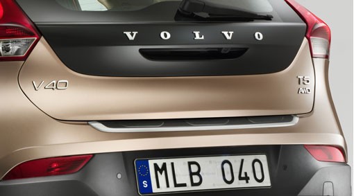 Volvo V40 Cross Country Stoßfängerschutz / Dekorrahmen