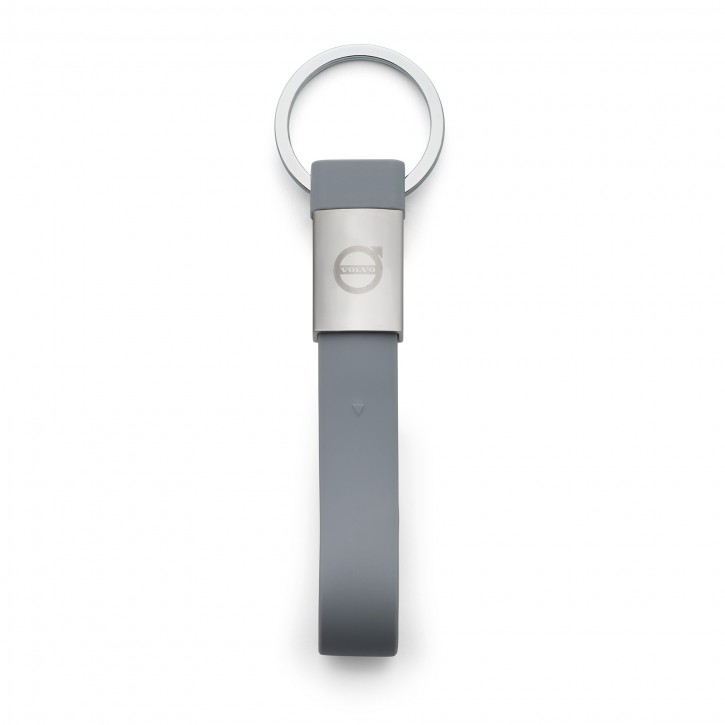 Volvo Schlüsselanhänger Rubber USB 32GB grau